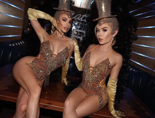 Glamorous Gold Showgirls