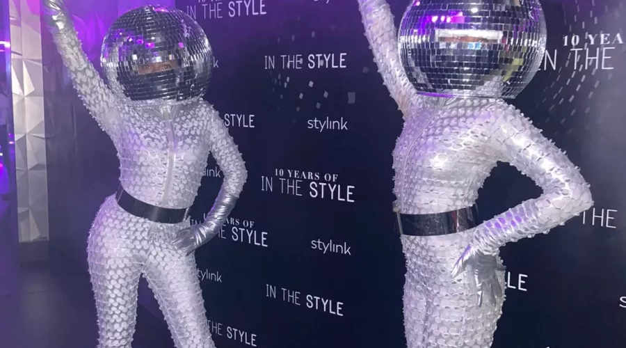 Disco Ball Heads for In The Style’s 10th Birthday